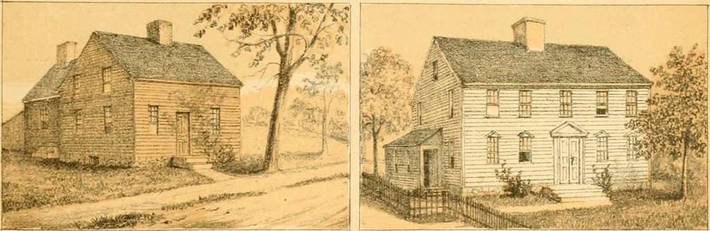 An illustration from The homes of our forefathers. Being a selection of the oldest and most interesting historical houses, and noted places in Maine, New Hampshire and Vermont, 1886, leaf 62