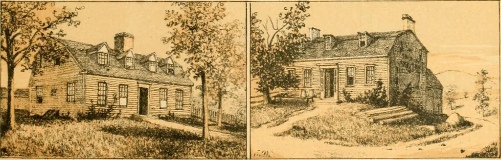 An illustration from The homes of our forefathers. Being a selection of the oldest and most interesting historical houses, and noted places in Maine, New Hampshire and Vermont, 1886, leaf 80