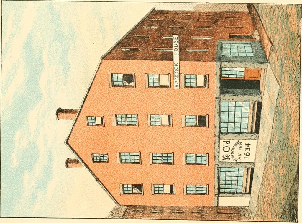 An illustration from Homes of our forefathers in Boston. Old England and Boston, New England, 1889, leaf 115
