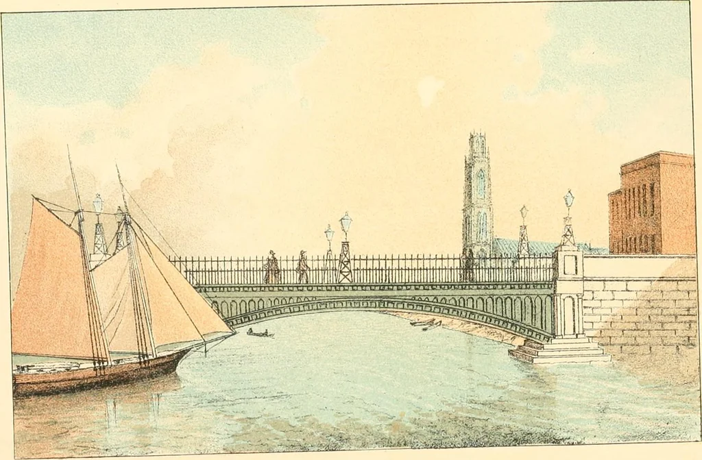 An illustration from Homes of our forefathers in Boston. Old England and Boston, New England, 1889, leaf 31