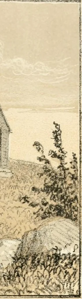 An illustration from The homes of our forefathers. Being a selection of the oldest and most interesting buildings, historical houses, and noted places in Massachusetts. From original drawings made on the spot by Edwin Whitefield, 1880, leaf 14