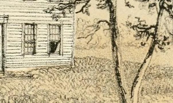 An illustration from The homes of our forefathers. Being a selection of the oldest and most interesting buildings, historical houses, and noted places in Massachusetts. From original drawings made on the spot by Edwin Whitefield, 1880, leaf 16