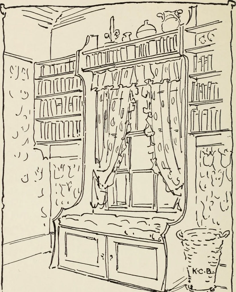 An illustration from Homes and their decoration, 1903, leaf 103