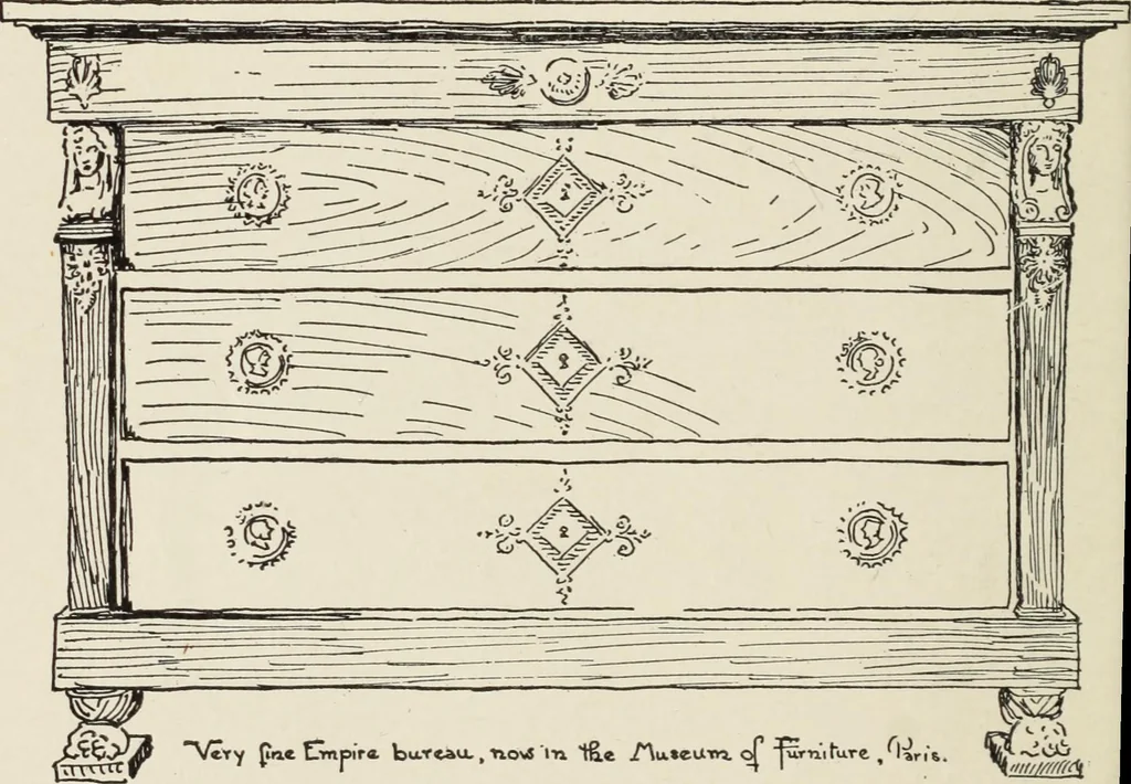 An illustration from Homes and their decoration, 1903, leaf 129
