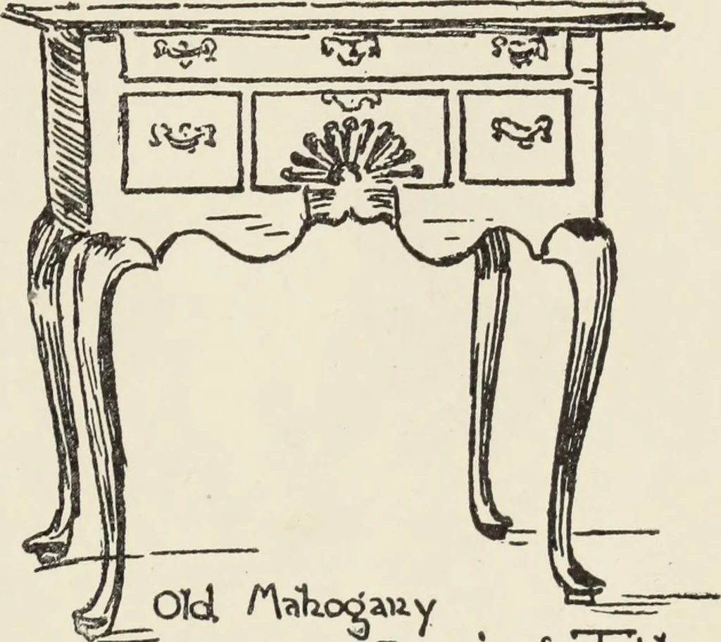 An illustration from Homes and their decoration, 1903, leaf 134