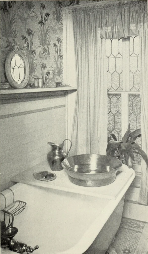 An illustration from Homes and their decoration, 1903, leaf 160