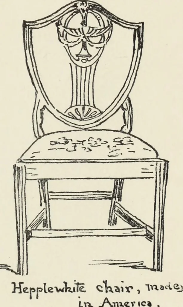 An illustration from Homes and their decoration, 1903, leaf 186