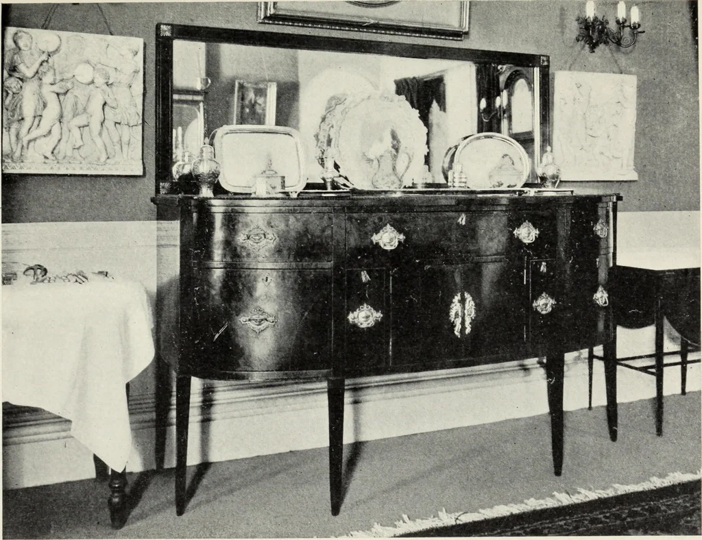 An illustration from Homes and their decoration, 1903, leaf 194