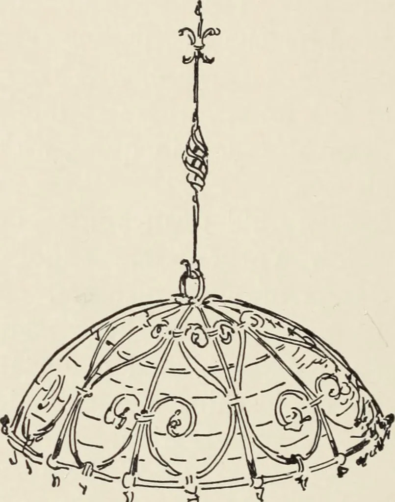 An illustration from Homes and their decoration, 1903, leaf 201