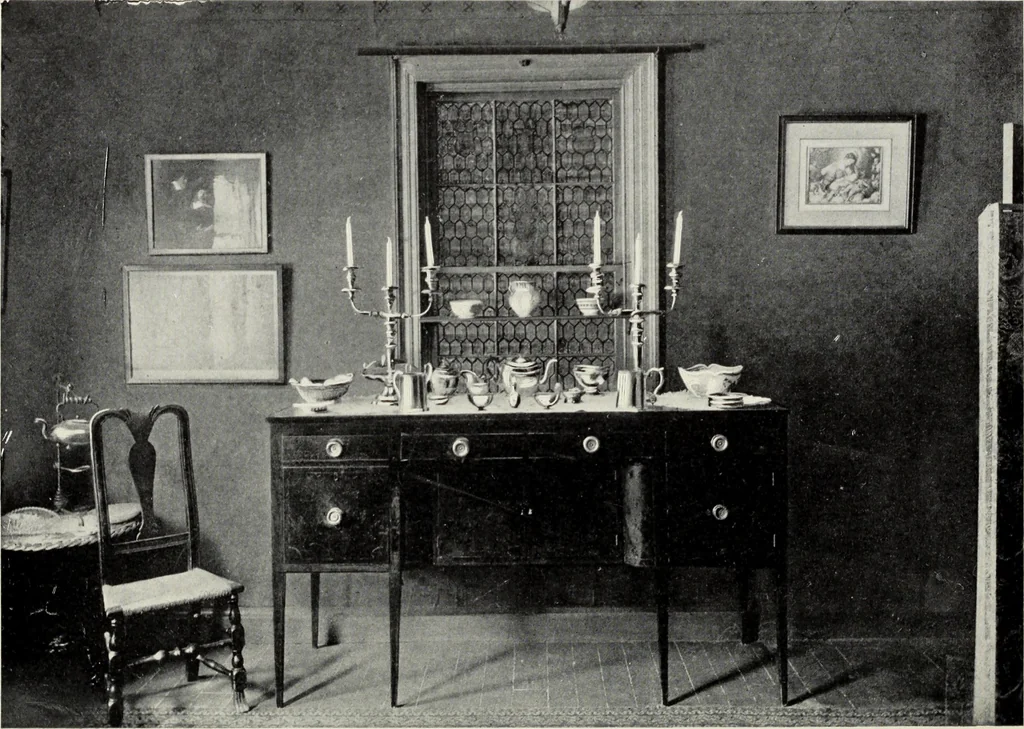 An illustration from Homes and their decoration, 1903, leaf 225