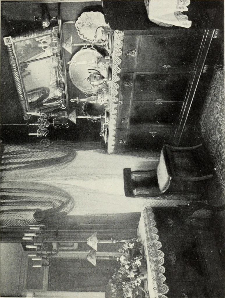 An illustration from Homes and their decoration, 1903, leaf 228
