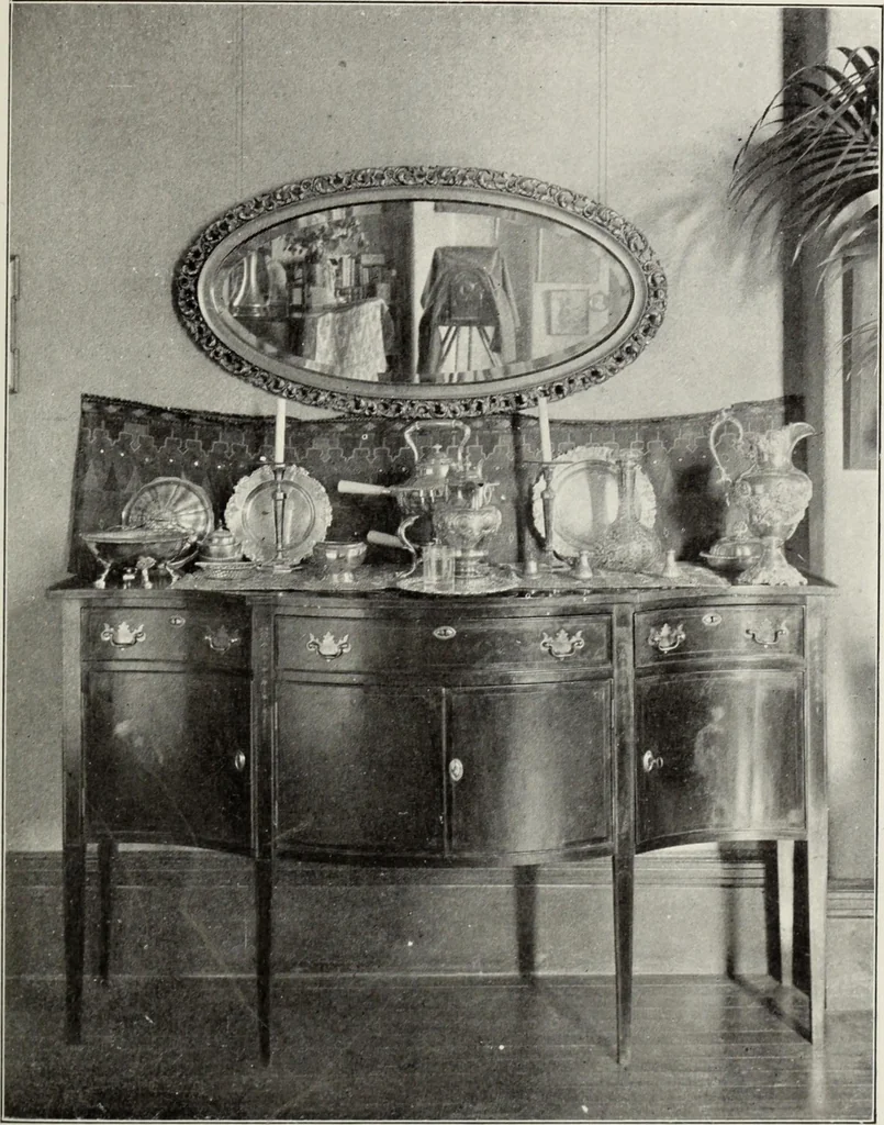 An illustration from Homes and their decoration, 1903, leaf 232