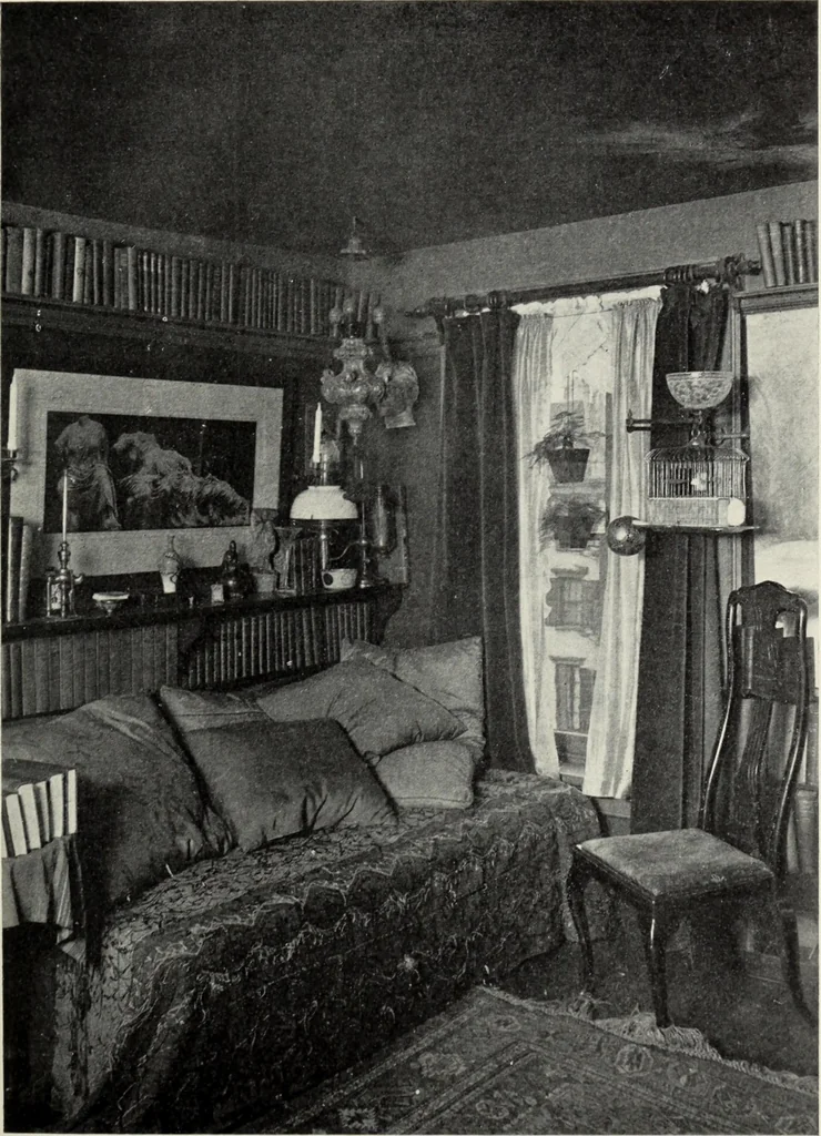 An illustration from Homes and their decoration, 1903, leaf 252