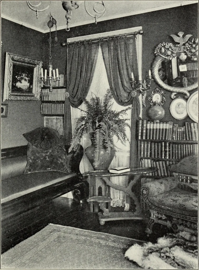 An illustration from Homes and their decoration, 1903, leaf 256