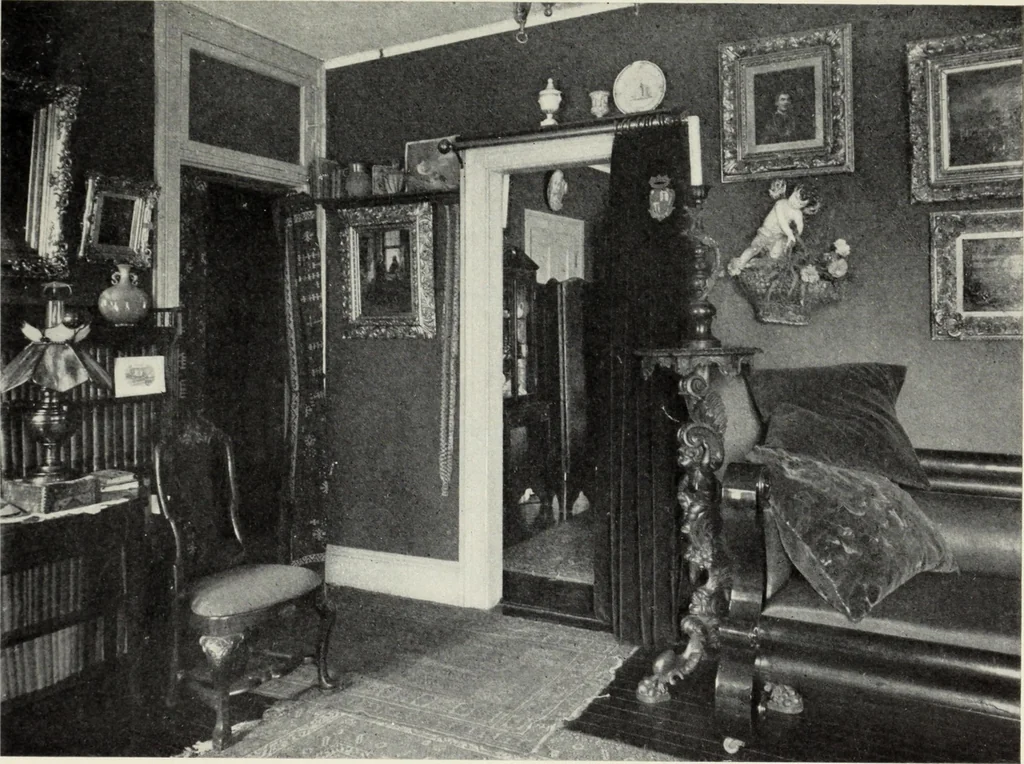 An illustration from Homes and their decoration, 1903, leaf 262