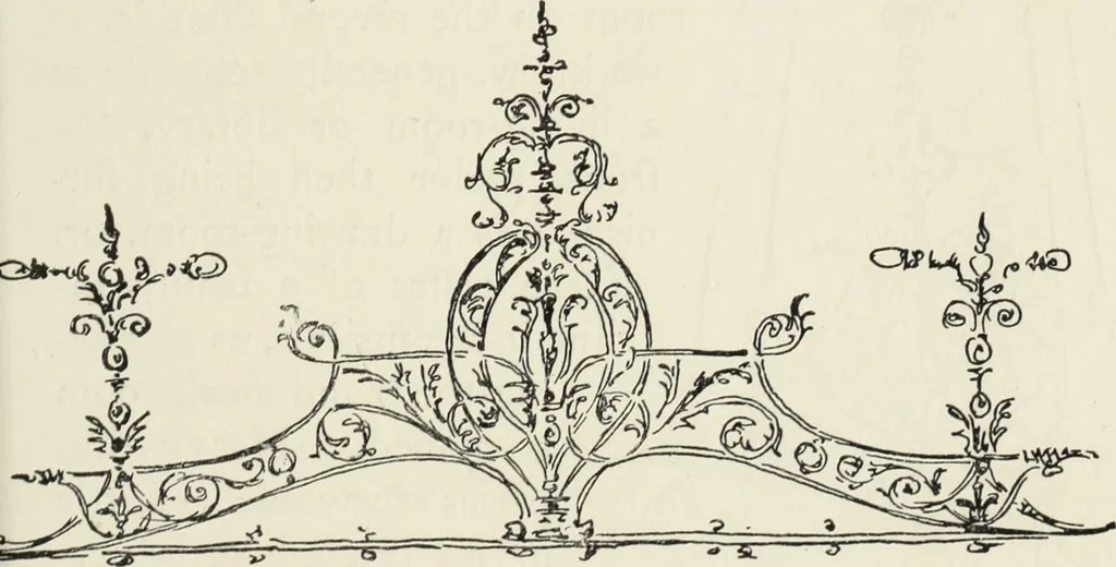 An illustration from Homes and their decoration, 1903, leaf 270