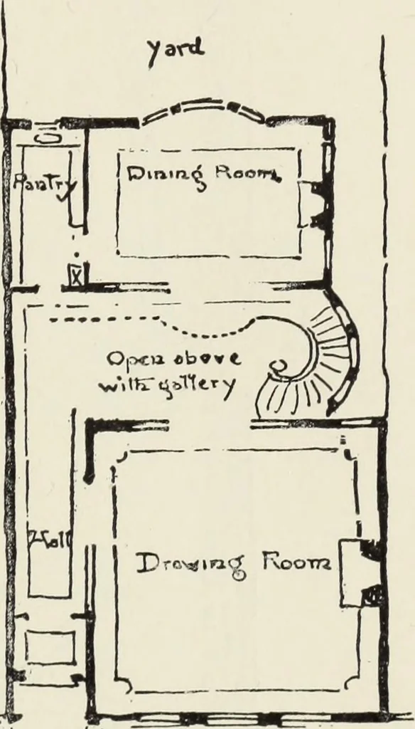 An illustration from Homes and their decoration, 1903, leaf 278