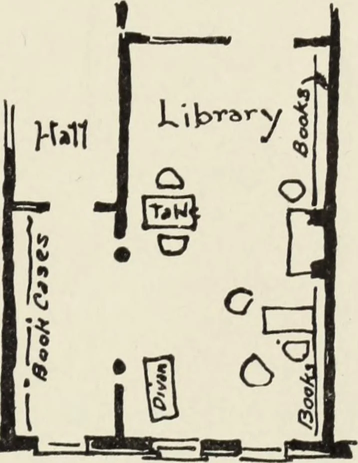 An illustration from Homes and their decoration, 1903, leaf 284