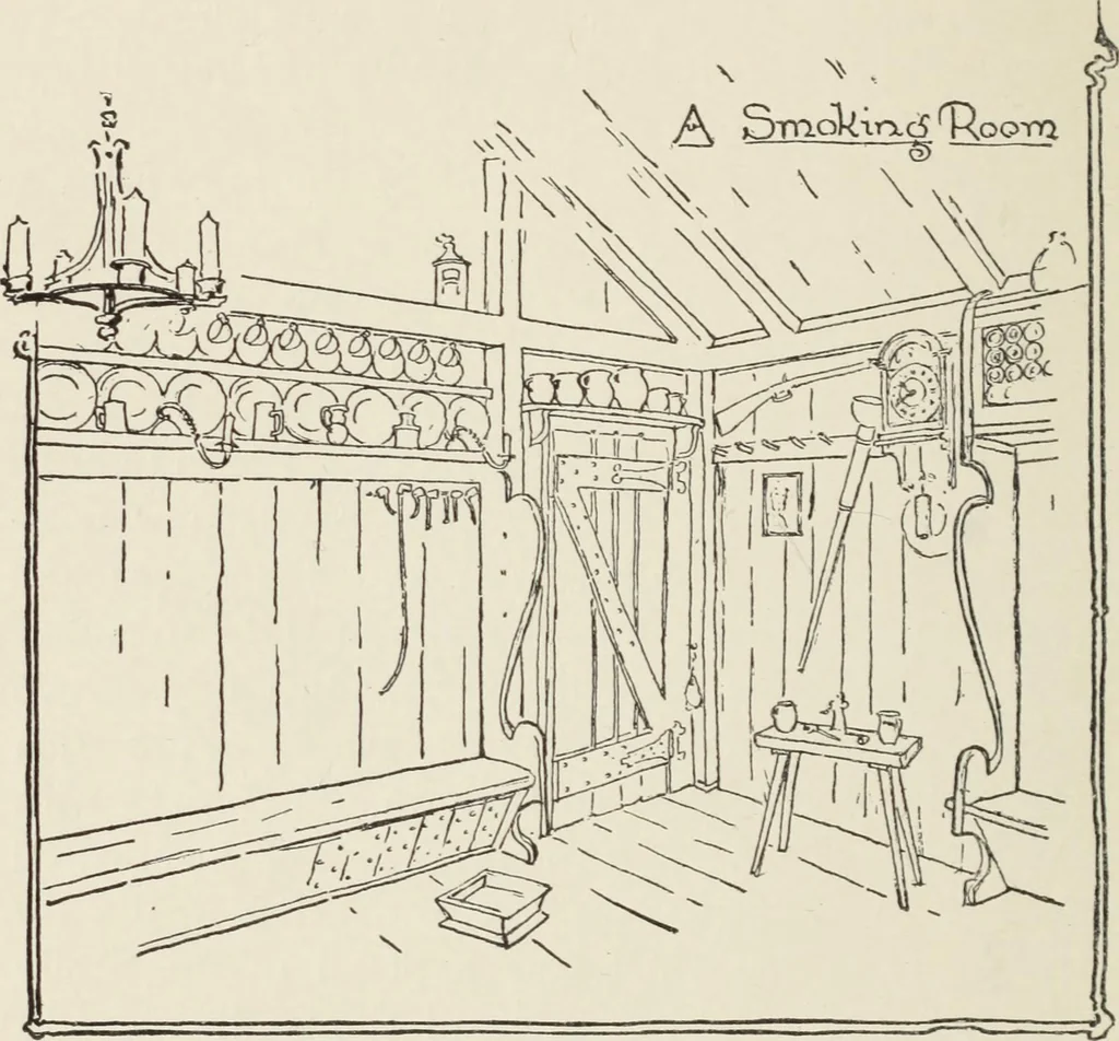 An illustration from Homes and their decoration, 1903, leaf 289