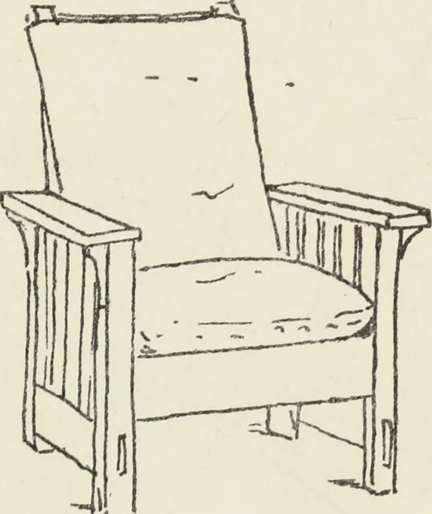 An illustration from Homes and their decoration, 1903, leaf 298