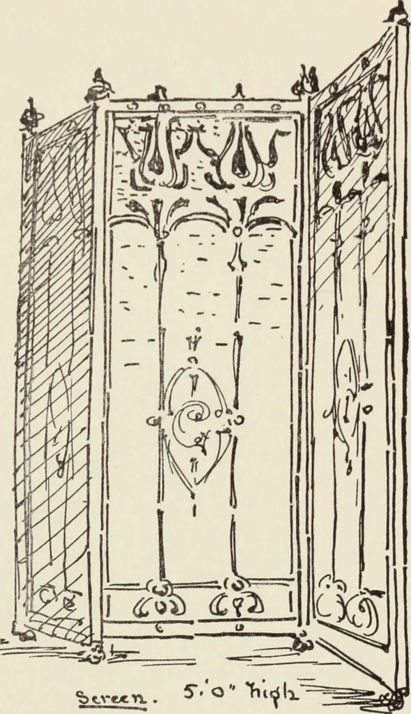 An illustration from Homes and their decoration, 1903, leaf 312