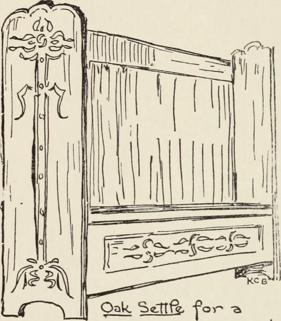 An illustration from Homes and their decoration, 1903, leaf 315