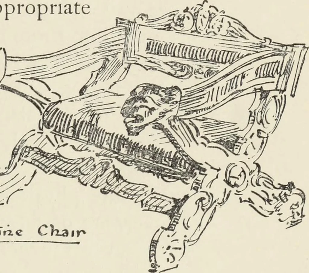 An illustration from Homes and their decoration, 1903, leaf 32
