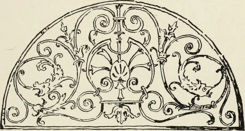 An illustration from Homes and their decoration, 1903, leaf 324