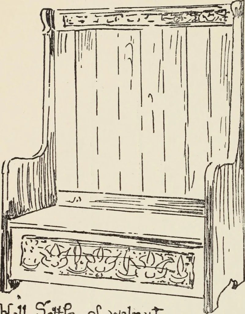 An illustration from Homes and their decoration, 1903, leaf 337