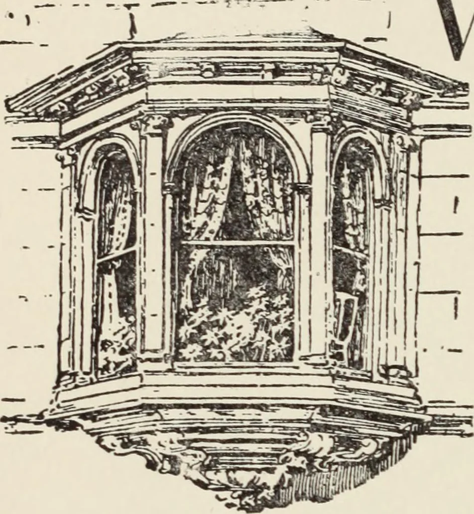 An illustration from Homes and their decoration, 1903, leaf 341