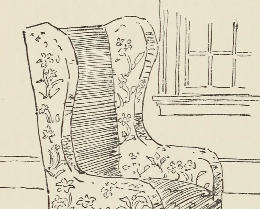 An illustration from Homes and their decoration, 1903, leaf 35