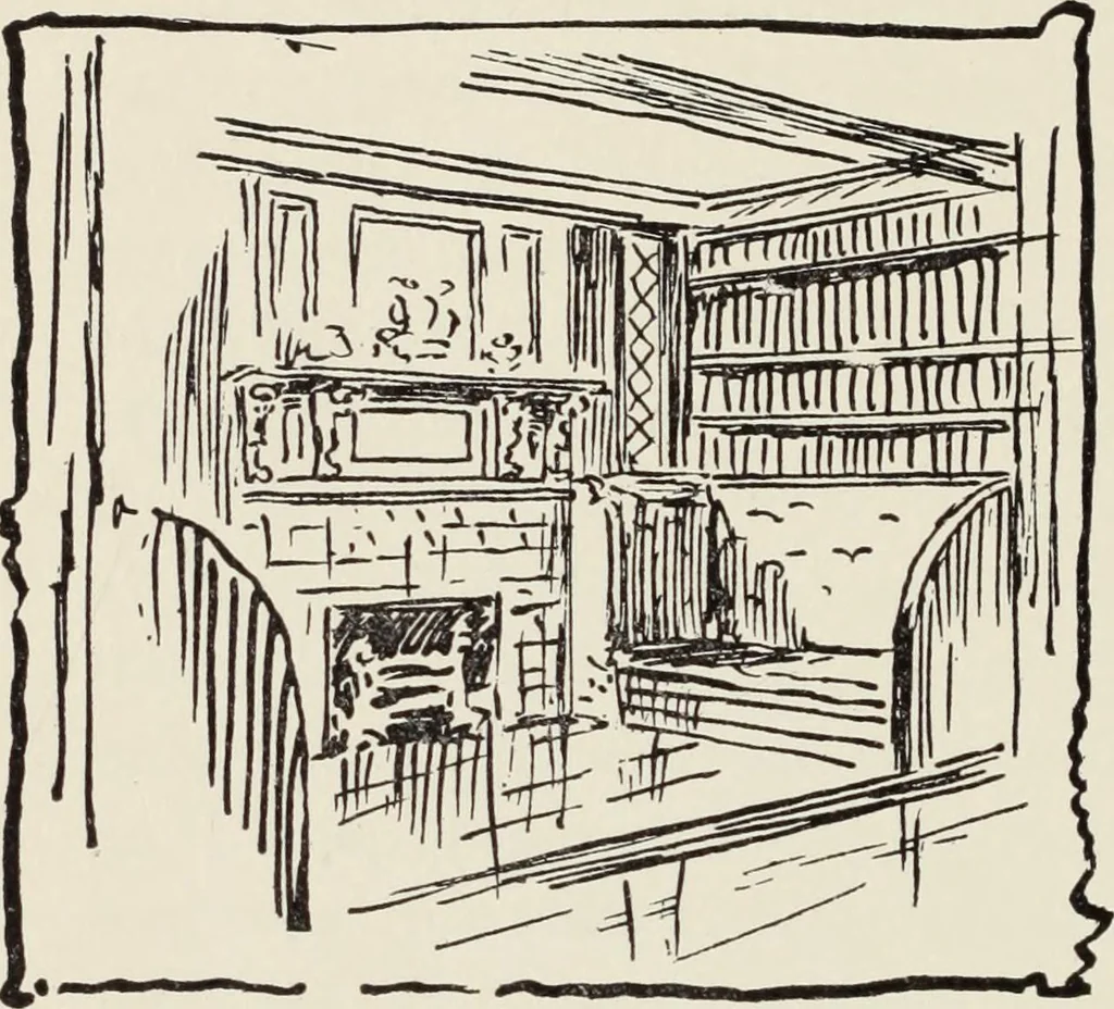 An illustration from Homes and their decoration, 1903, leaf 357