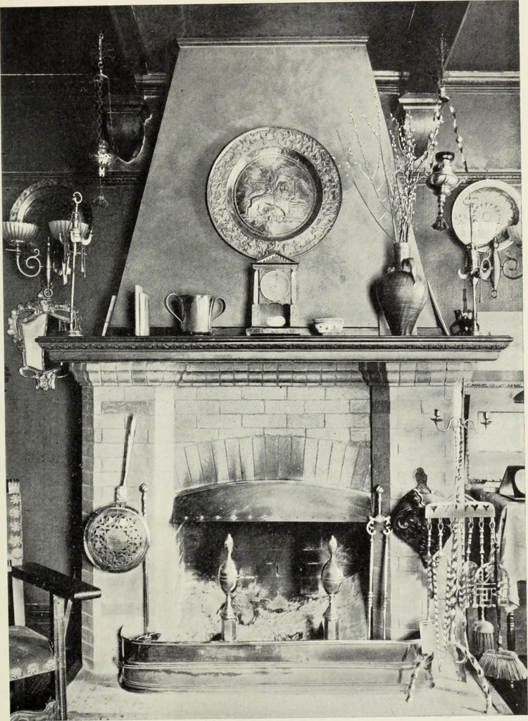 An illustration from Homes and their decoration, 1903, leaf 386
