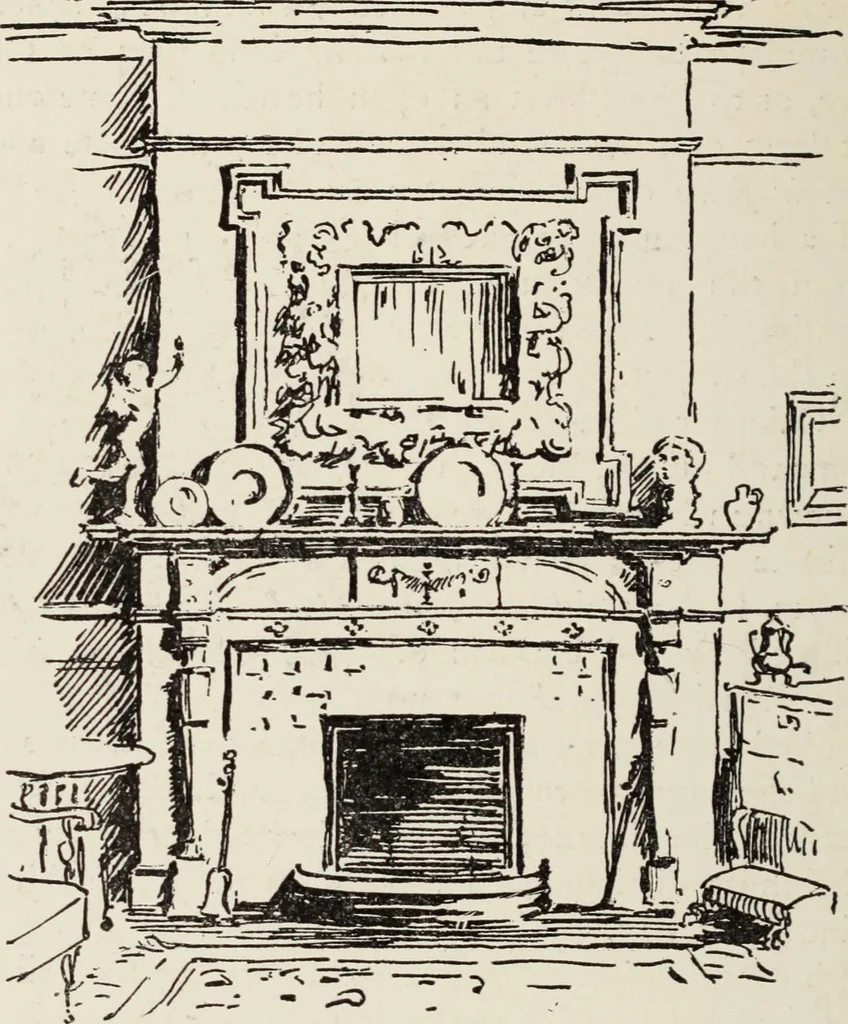An illustration from Homes and their decoration, 1903, leaf 391