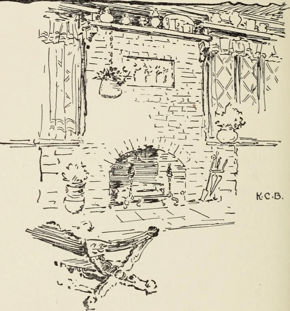 An illustration from Homes and their decoration, 1903, leaf 395