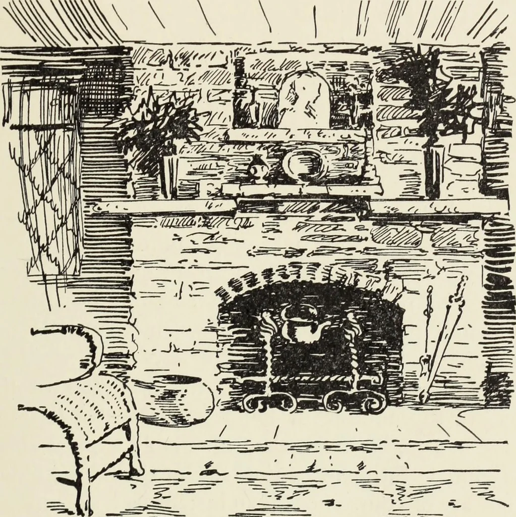 An illustration from Homes and their decoration, 1903, leaf 400
