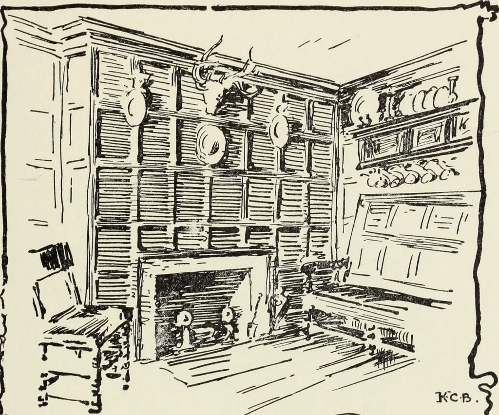 An illustration from Homes and their decoration, 1903, leaf 404
