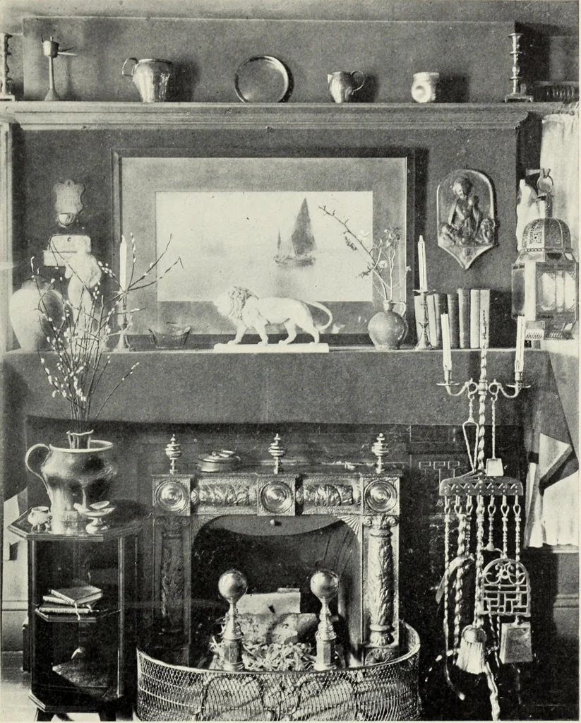 An illustration from Homes and their decoration, 1903, leaf 406