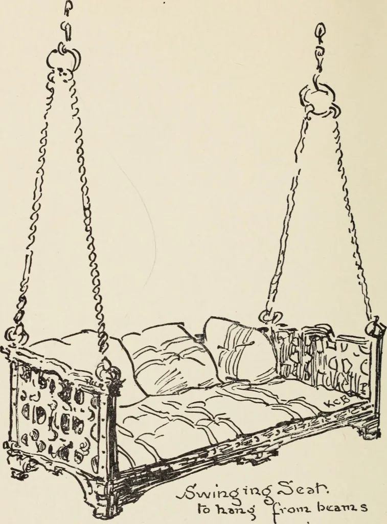 An illustration from Homes and their decoration, 1903, leaf 417