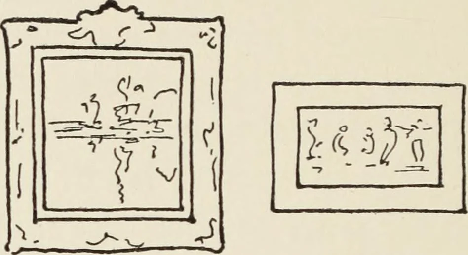 An illustration from Homes and their decoration, 1903, leaf 437