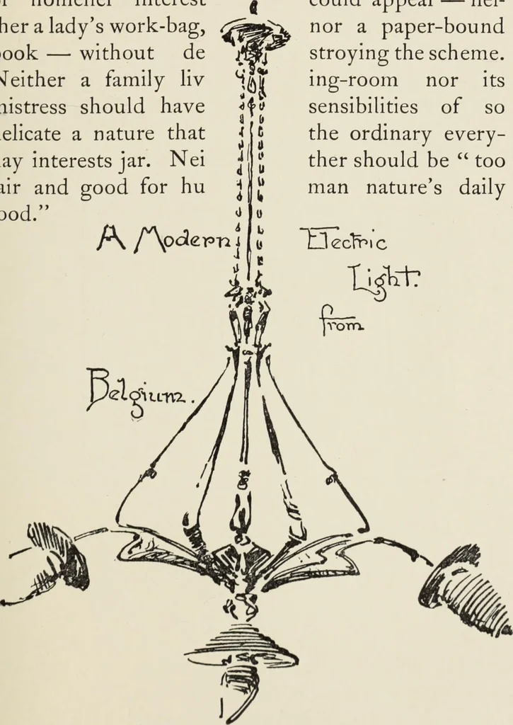 An illustration from Homes and their decoration, 1903, leaf 44