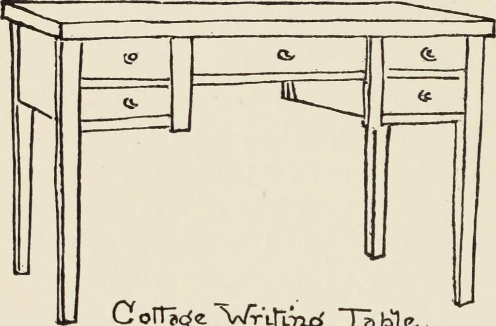 An illustration from Homes and their decoration, 1903, leaf 449