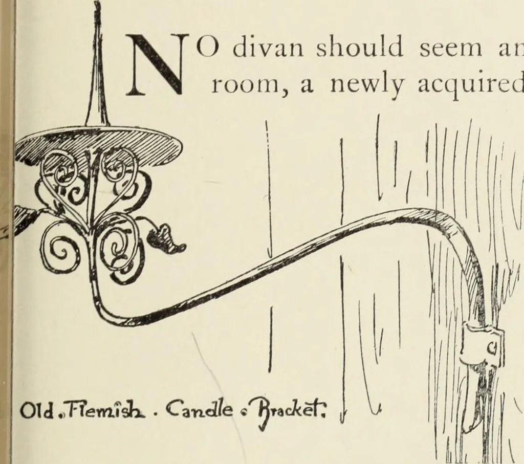 An illustration from Homes and their decoration, 1903, leaf 454