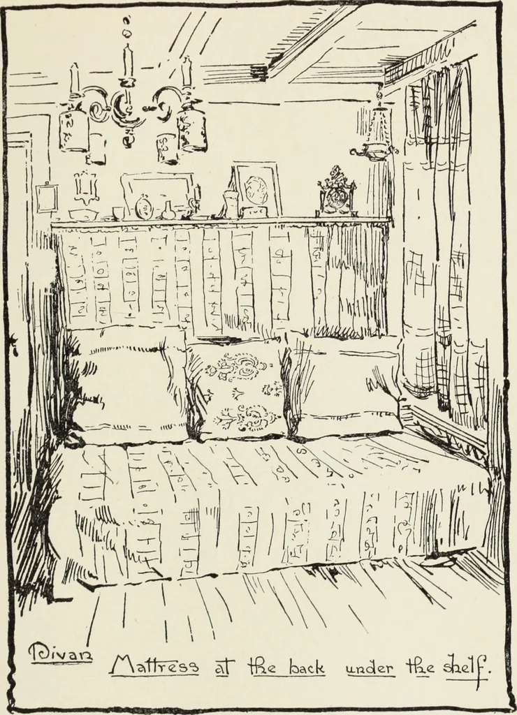 An illustration from Homes and their decoration, 1903, leaf 458