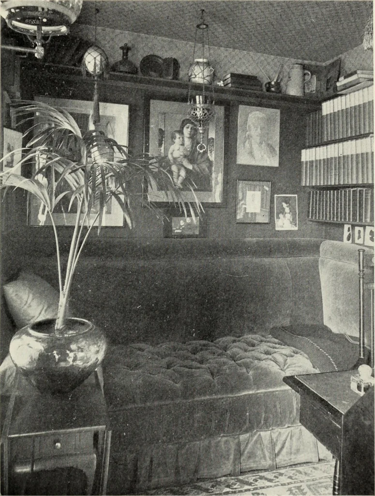 An illustration from Homes and their decoration, 1903, leaf 460