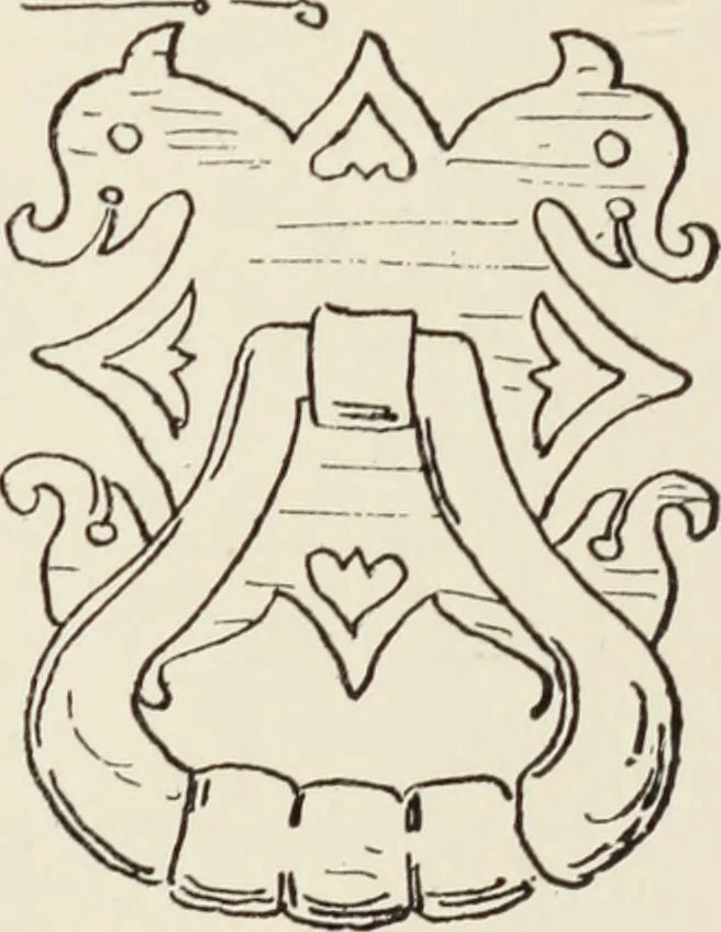 An illustration from Homes and their decoration, 1903, leaf 490