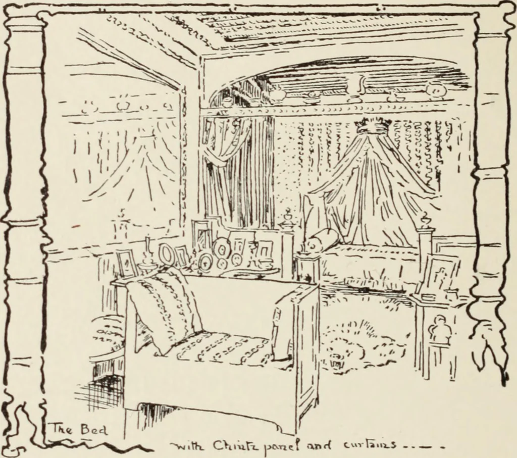 An illustration from Homes and their decoration, 1903, leaf 495