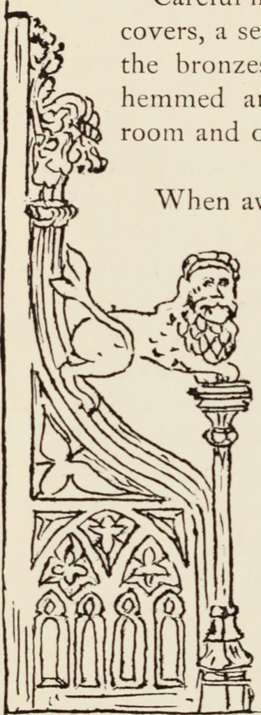 An illustration from Homes and their decoration, 1903, leaf 507