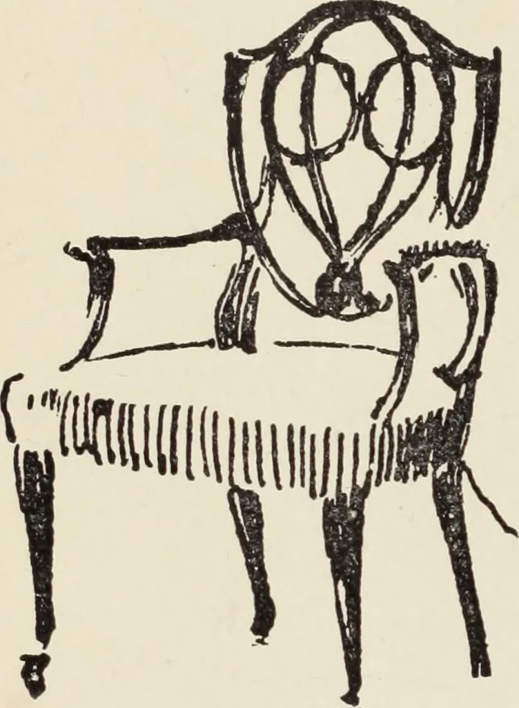 An illustration from Homes and their decoration, 1903, leaf 55