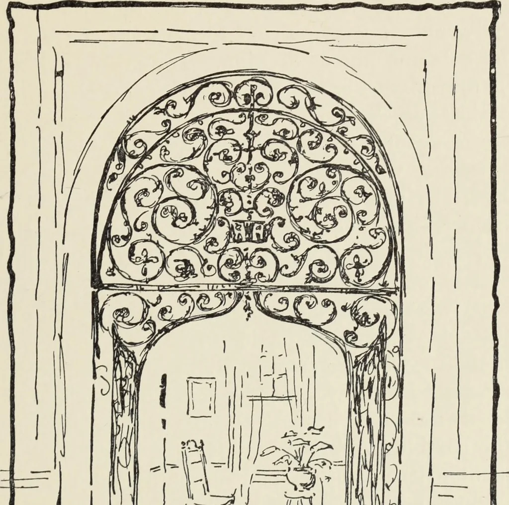 An illustration from Homes and their decoration, 1903, leaf 62